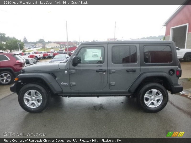 Sting-Gray / Black 2020 Jeep Wrangler Unlimited Sport 4x4