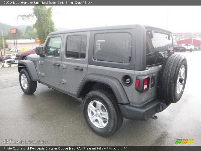 Sting-Gray / Black 2020 Jeep Wrangler Unlimited Sport 4x4