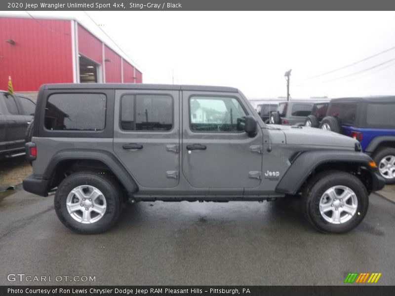 Sting-Gray / Black 2020 Jeep Wrangler Unlimited Sport 4x4