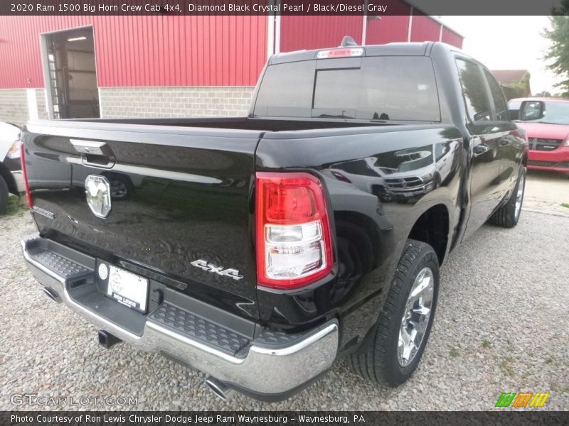 Diamond Black Crystal Pearl / Black/Diesel Gray 2020 Ram 1500 Big Horn Crew Cab 4x4