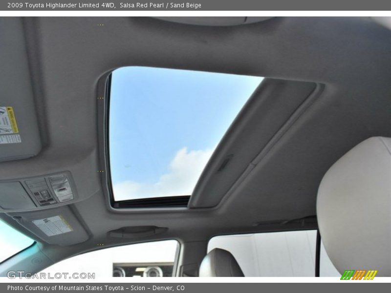 Salsa Red Pearl / Sand Beige 2009 Toyota Highlander Limited 4WD