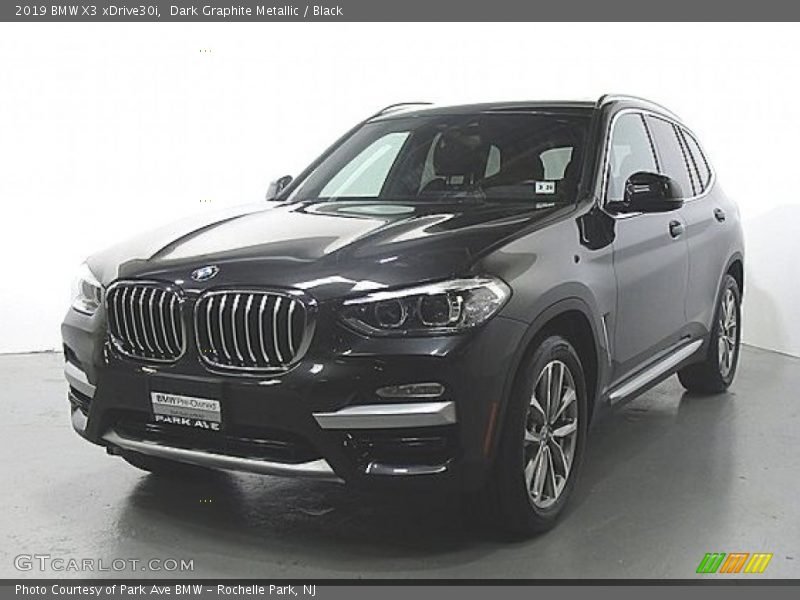 Dark Graphite Metallic / Black 2019 BMW X3 xDrive30i
