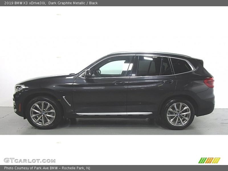 Dark Graphite Metallic / Black 2019 BMW X3 xDrive30i