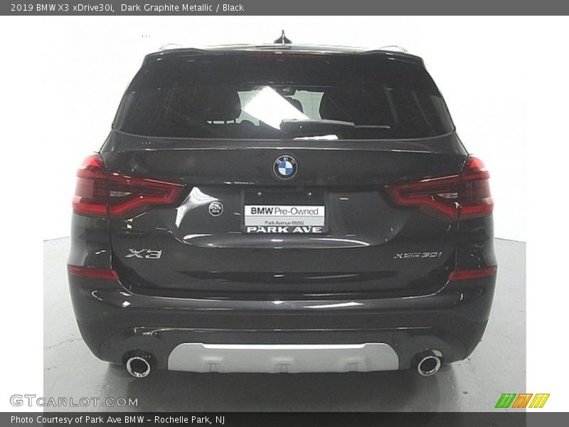 Dark Graphite Metallic / Black 2019 BMW X3 xDrive30i