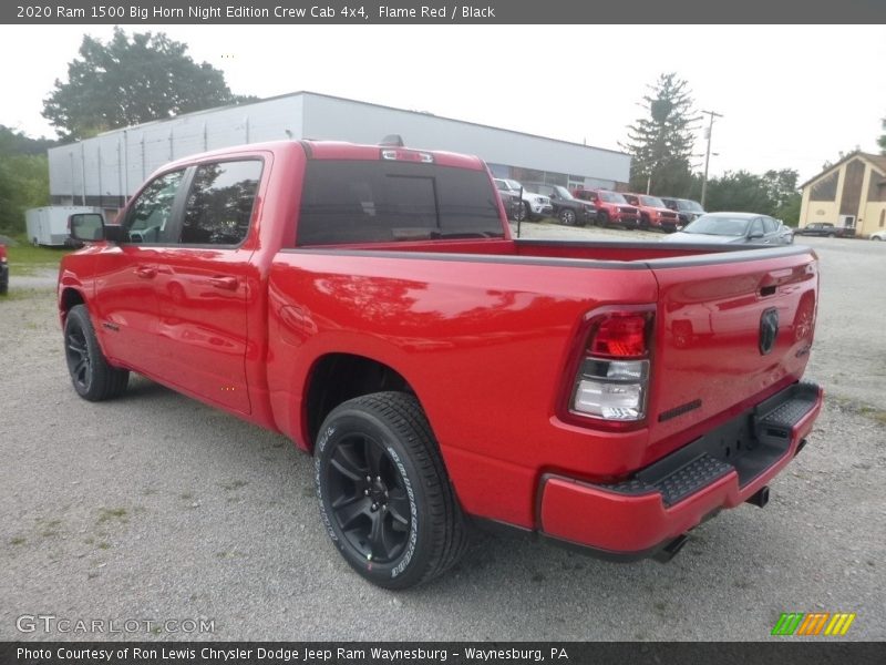 Flame Red / Black 2020 Ram 1500 Big Horn Night Edition Crew Cab 4x4