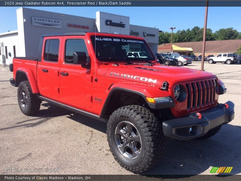 Firecracker Red / Black/Dark Saddle 2020 Jeep Gladiator Rubicon 4x4