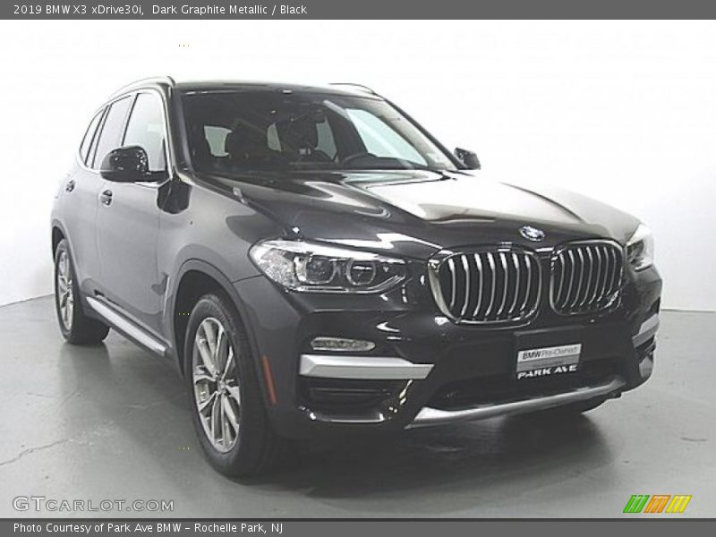 Dark Graphite Metallic / Black 2019 BMW X3 xDrive30i
