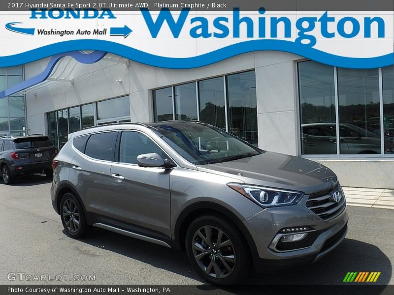 Platinum Graphite / Black 2017 Hyundai Santa Fe Sport 2.0T Ulitimate AWD