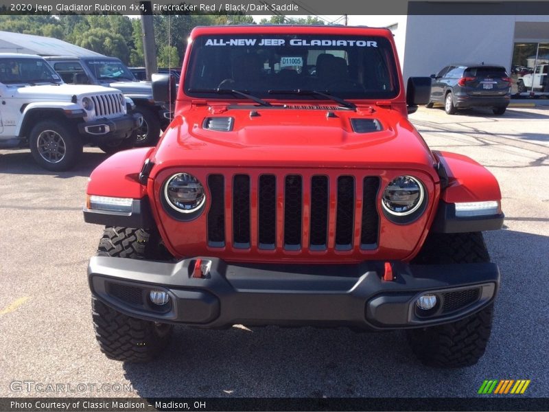 Firecracker Red / Black/Dark Saddle 2020 Jeep Gladiator Rubicon 4x4
