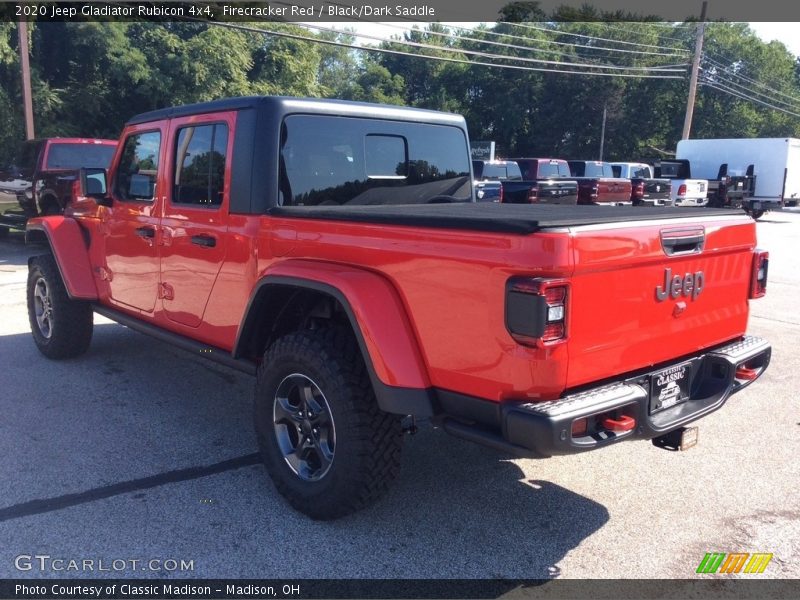 Firecracker Red / Black/Dark Saddle 2020 Jeep Gladiator Rubicon 4x4