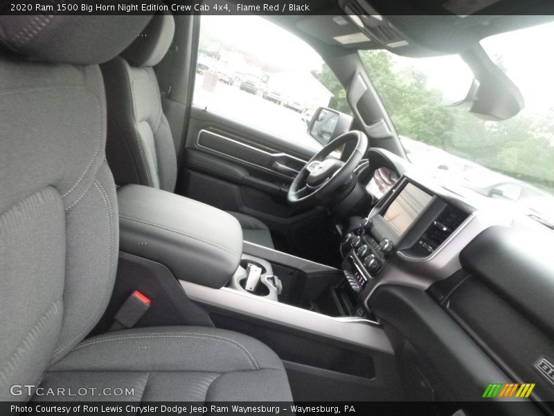 Front Seat of 2020 1500 Big Horn Night Edition Crew Cab 4x4