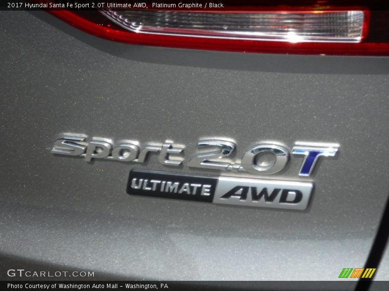 Platinum Graphite / Black 2017 Hyundai Santa Fe Sport 2.0T Ulitimate AWD
