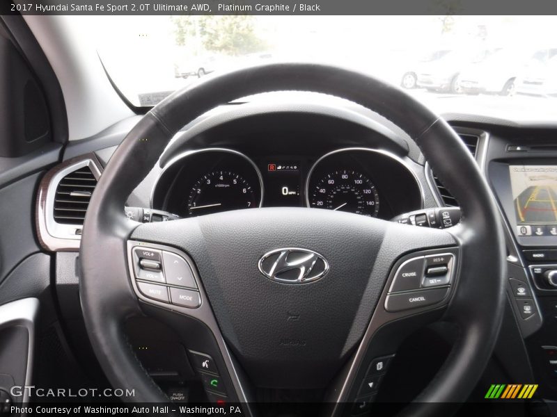 Platinum Graphite / Black 2017 Hyundai Santa Fe Sport 2.0T Ulitimate AWD