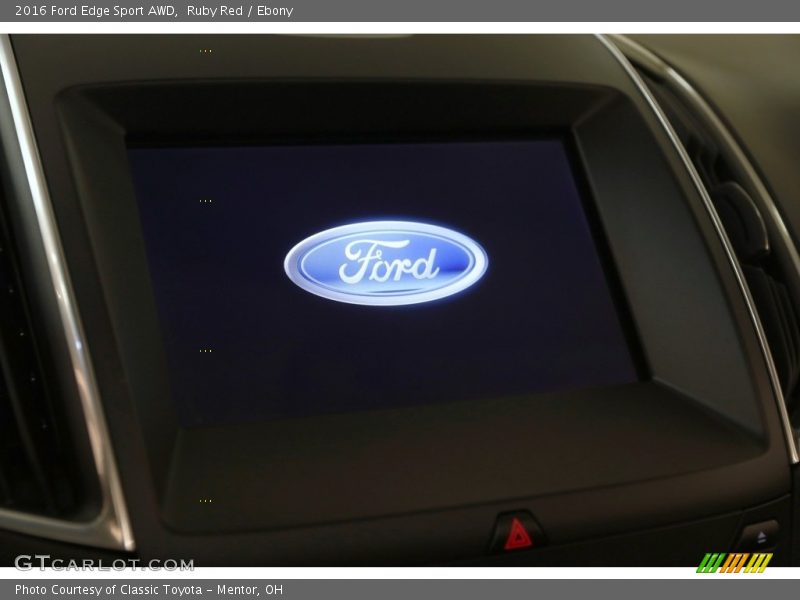 Ruby Red / Ebony 2016 Ford Edge Sport AWD