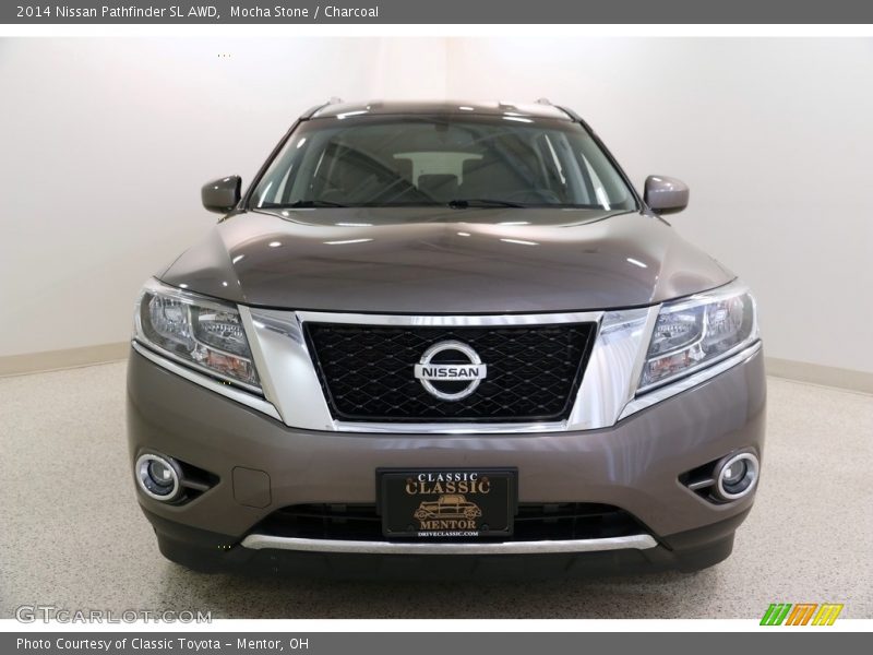 Mocha Stone / Charcoal 2014 Nissan Pathfinder SL AWD