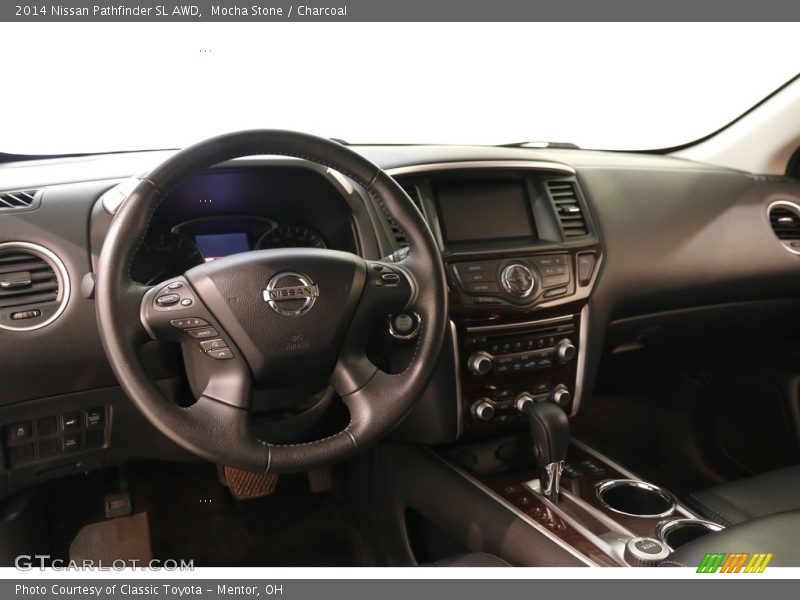 Mocha Stone / Charcoal 2014 Nissan Pathfinder SL AWD