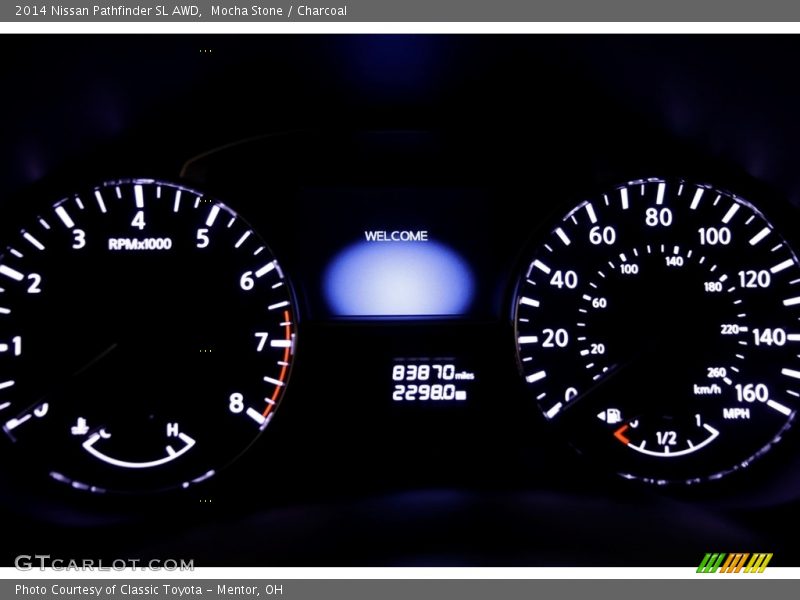 Mocha Stone / Charcoal 2014 Nissan Pathfinder SL AWD
