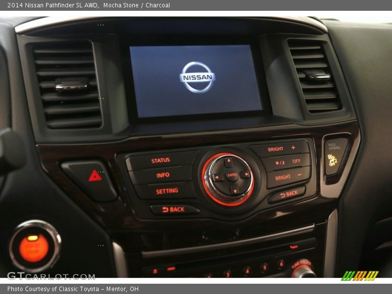 Mocha Stone / Charcoal 2014 Nissan Pathfinder SL AWD