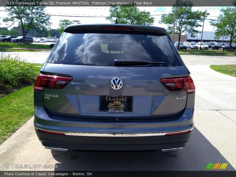 Platinum Gray Metallic / Titan Black 2019 Volkswagen Tiguan SEL Premium 4MOTION
