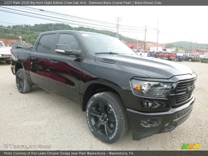 Front 3/4 View of 2020 1500 Big Horn Night Edition Crew Cab 4x4