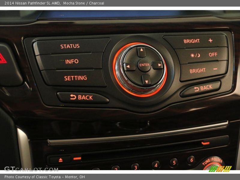 Mocha Stone / Charcoal 2014 Nissan Pathfinder SL AWD