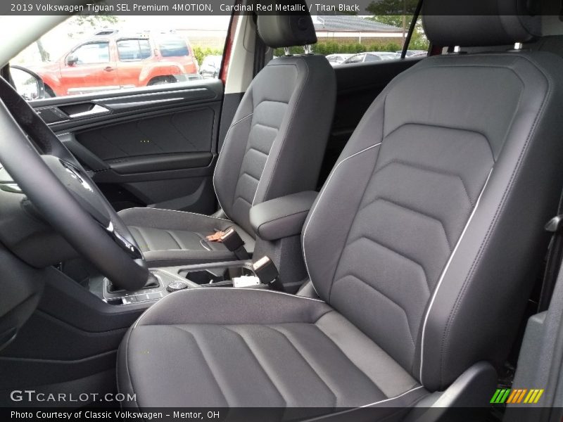 Front Seat of 2019 Tiguan SEL Premium 4MOTION