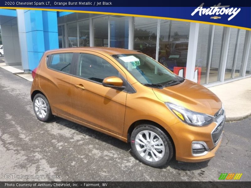 Orange Burst Metallic / Jet Black 2020 Chevrolet Spark LT