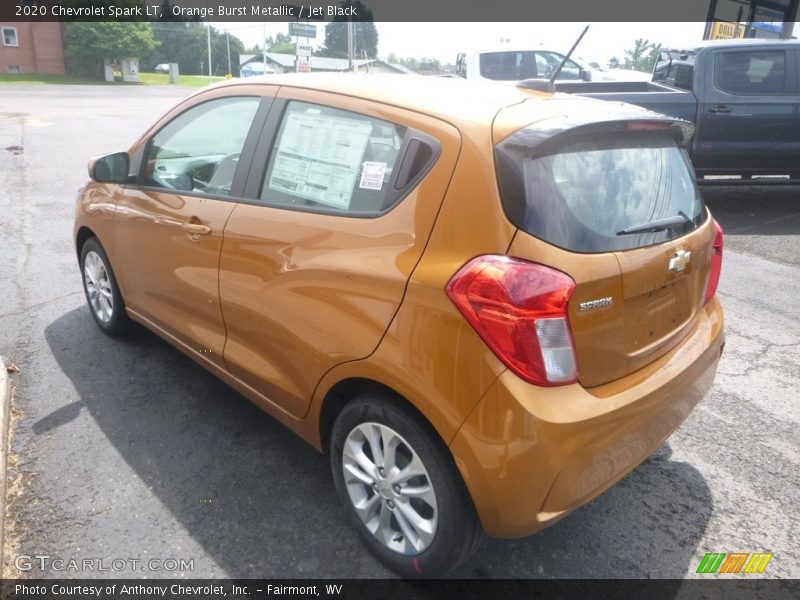 Orange Burst Metallic / Jet Black 2020 Chevrolet Spark LT