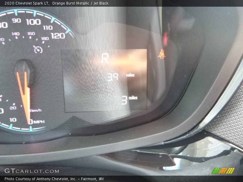 Orange Burst Metallic / Jet Black 2020 Chevrolet Spark LT