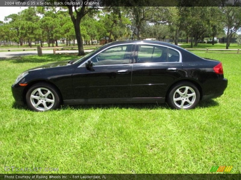 Black Obsidian / Graphite 2004 Infiniti G 35 x Sedan