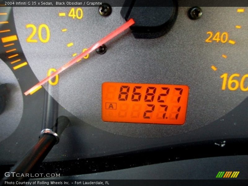 Black Obsidian / Graphite 2004 Infiniti G 35 x Sedan