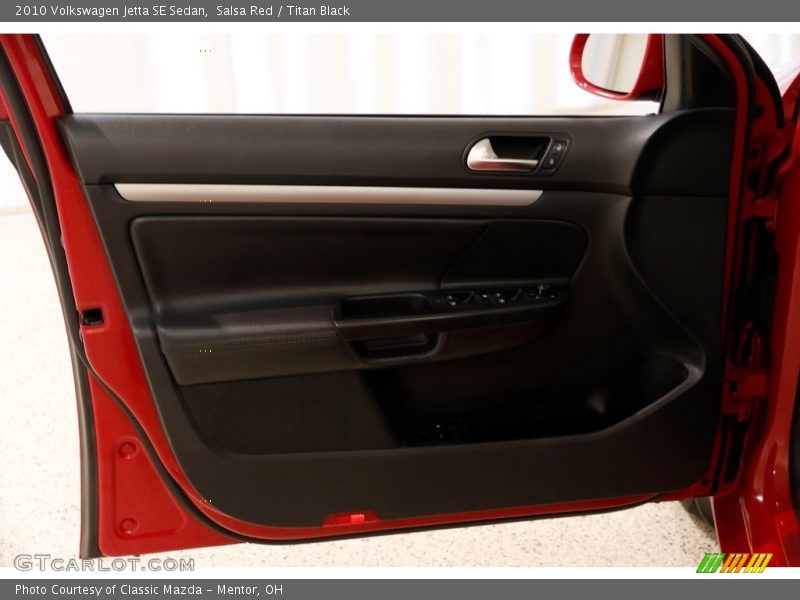 Salsa Red / Titan Black 2010 Volkswagen Jetta SE Sedan