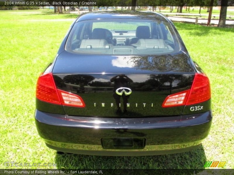 Black Obsidian / Graphite 2004 Infiniti G 35 x Sedan