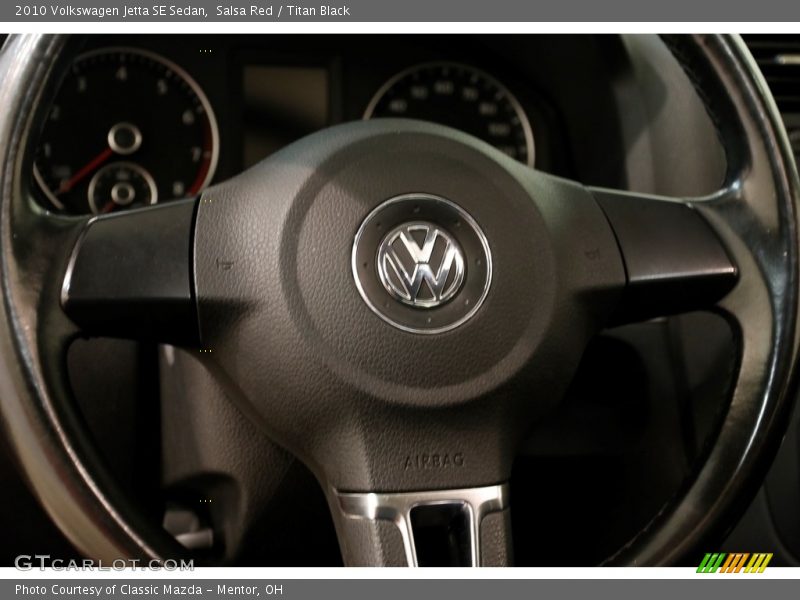 Salsa Red / Titan Black 2010 Volkswagen Jetta SE Sedan