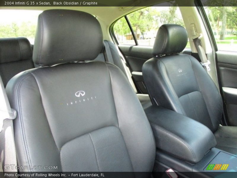 Black Obsidian / Graphite 2004 Infiniti G 35 x Sedan