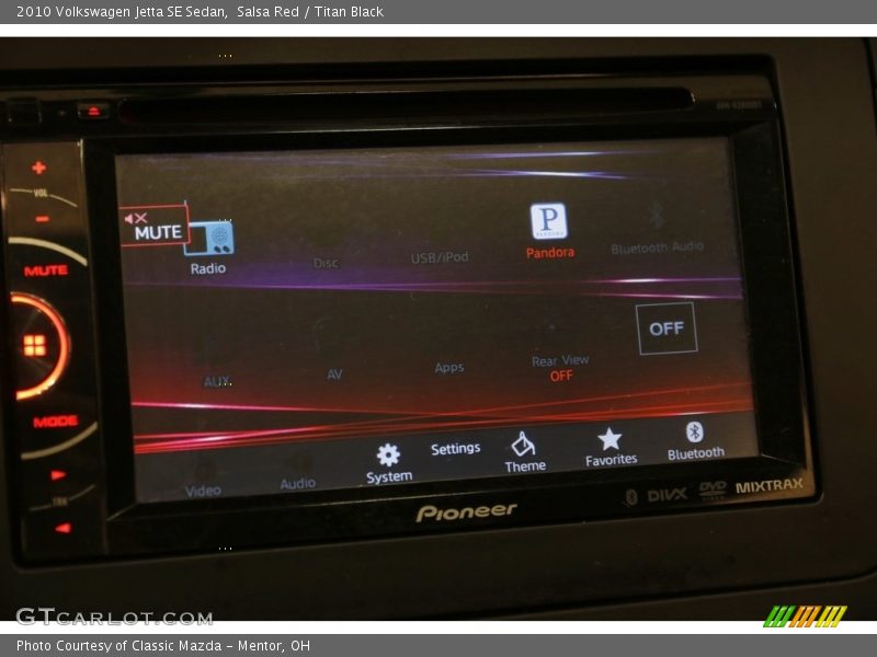 Salsa Red / Titan Black 2010 Volkswagen Jetta SE Sedan