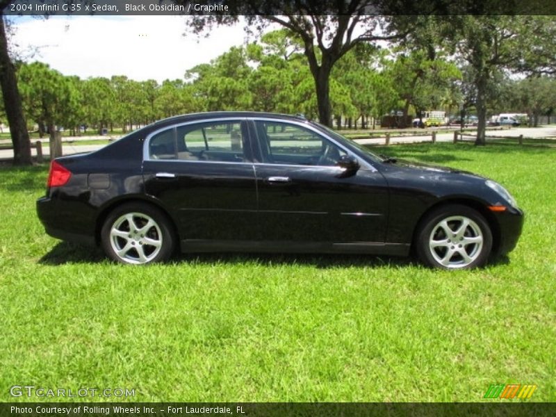 Black Obsidian / Graphite 2004 Infiniti G 35 x Sedan