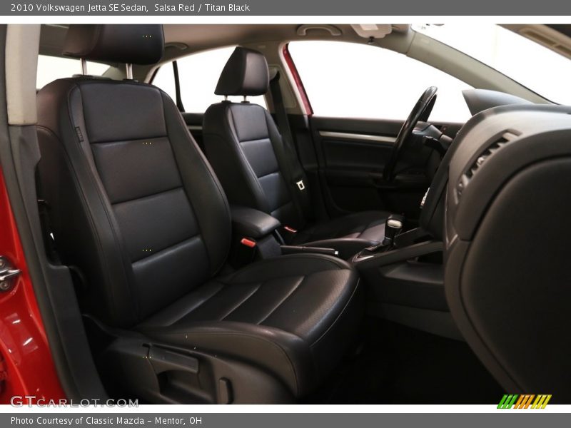 Salsa Red / Titan Black 2010 Volkswagen Jetta SE Sedan