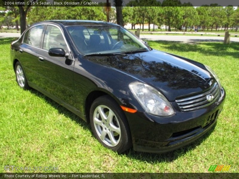 Black Obsidian / Graphite 2004 Infiniti G 35 x Sedan