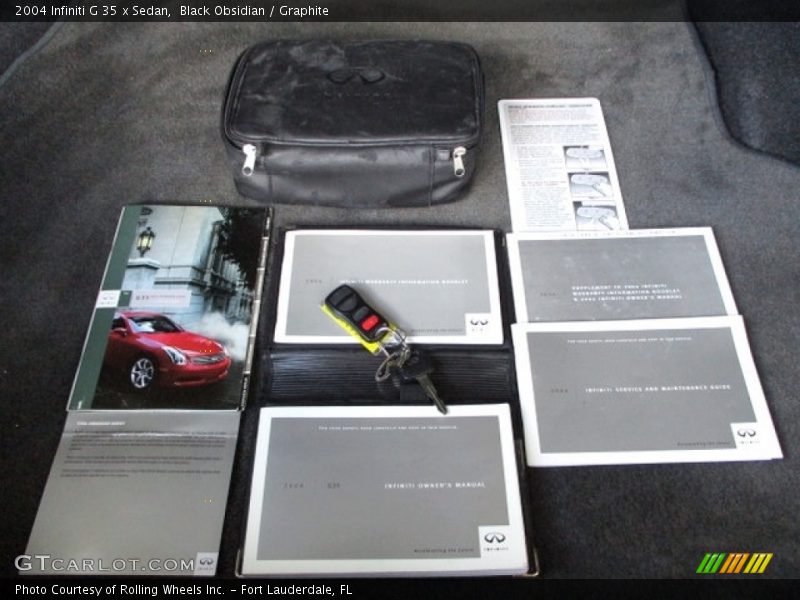Black Obsidian / Graphite 2004 Infiniti G 35 x Sedan