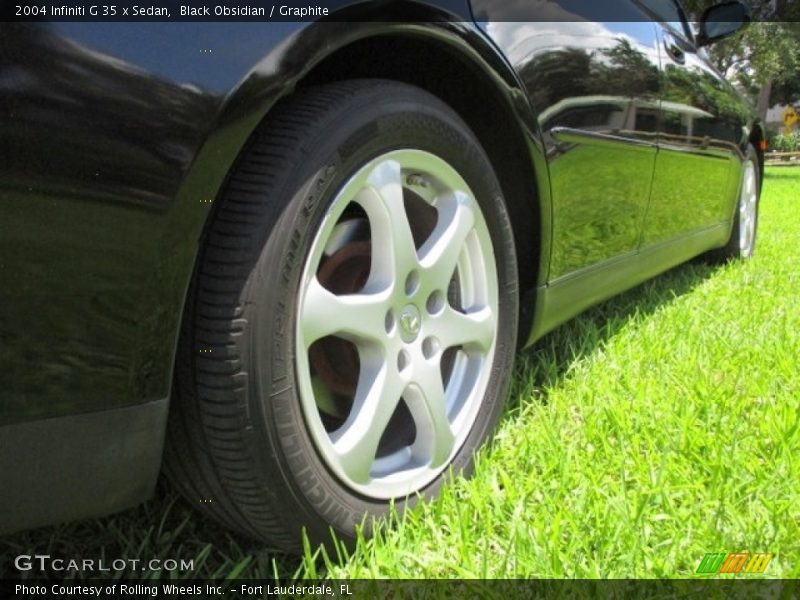 Black Obsidian / Graphite 2004 Infiniti G 35 x Sedan