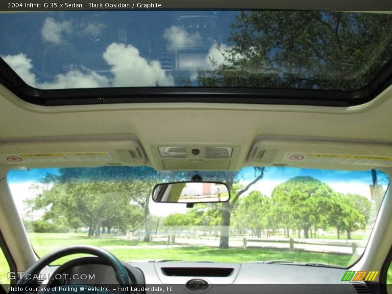 Black Obsidian / Graphite 2004 Infiniti G 35 x Sedan