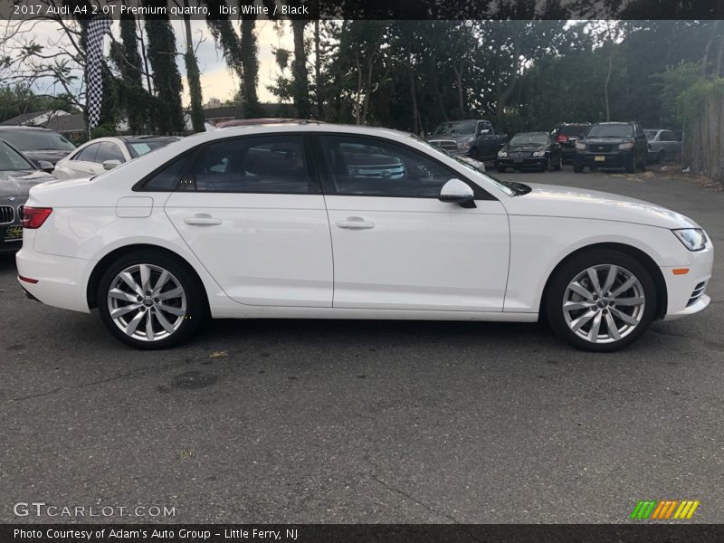 Ibis White / Black 2017 Audi A4 2.0T Premium quattro