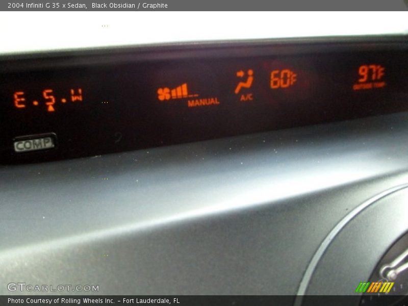 Black Obsidian / Graphite 2004 Infiniti G 35 x Sedan