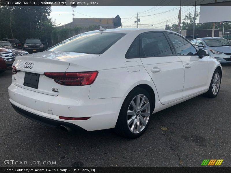 Ibis White / Black 2017 Audi A4 2.0T Premium quattro