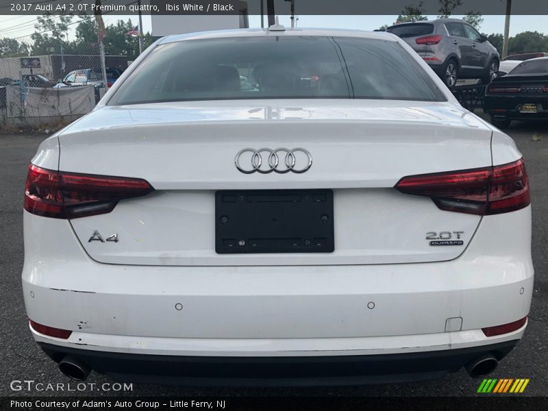 Ibis White / Black 2017 Audi A4 2.0T Premium quattro