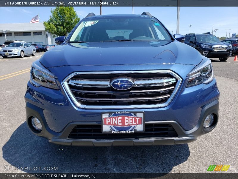 Abyss Blue Pearl / Slate Black 2019 Subaru Outback 2.5i Limited