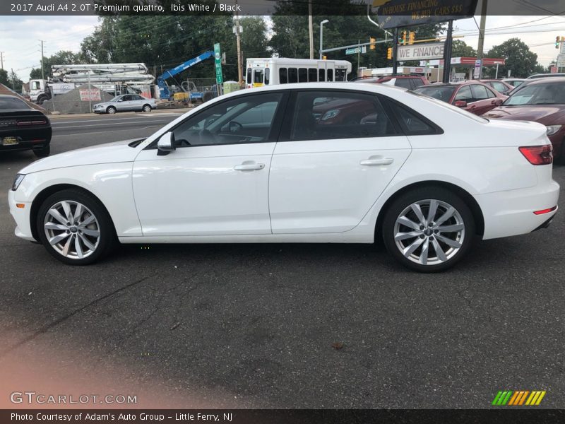 Ibis White / Black 2017 Audi A4 2.0T Premium quattro