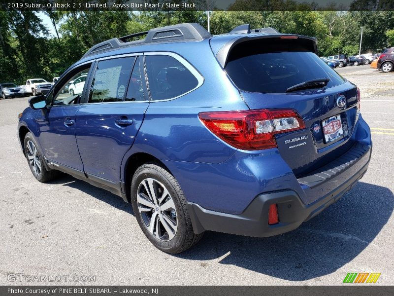 Abyss Blue Pearl / Slate Black 2019 Subaru Outback 2.5i Limited