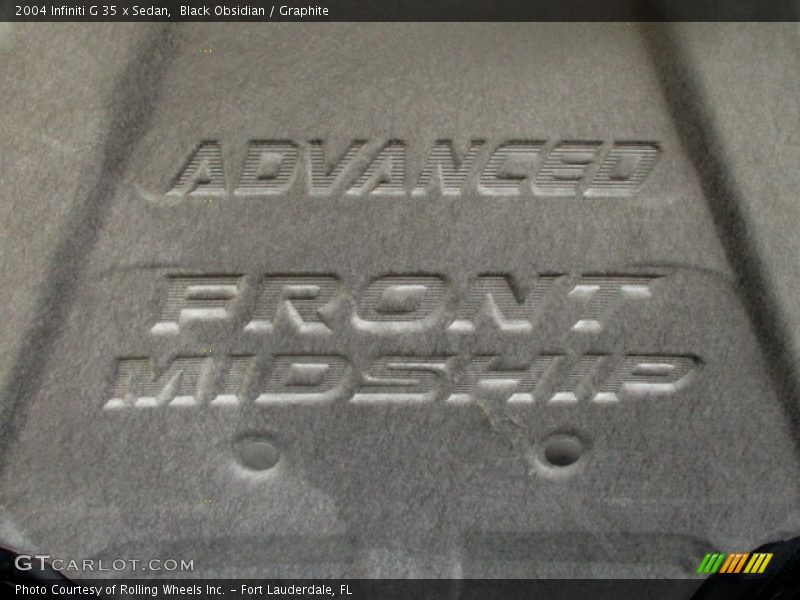 Black Obsidian / Graphite 2004 Infiniti G 35 x Sedan